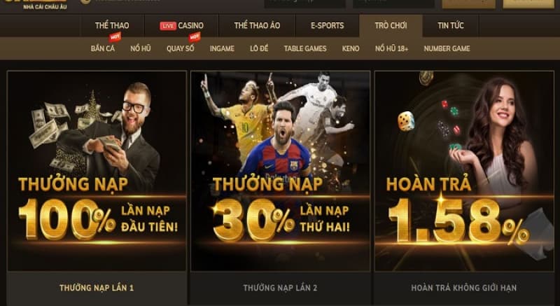 Minh họa các khuyến mãi riêng có tại 7g bet